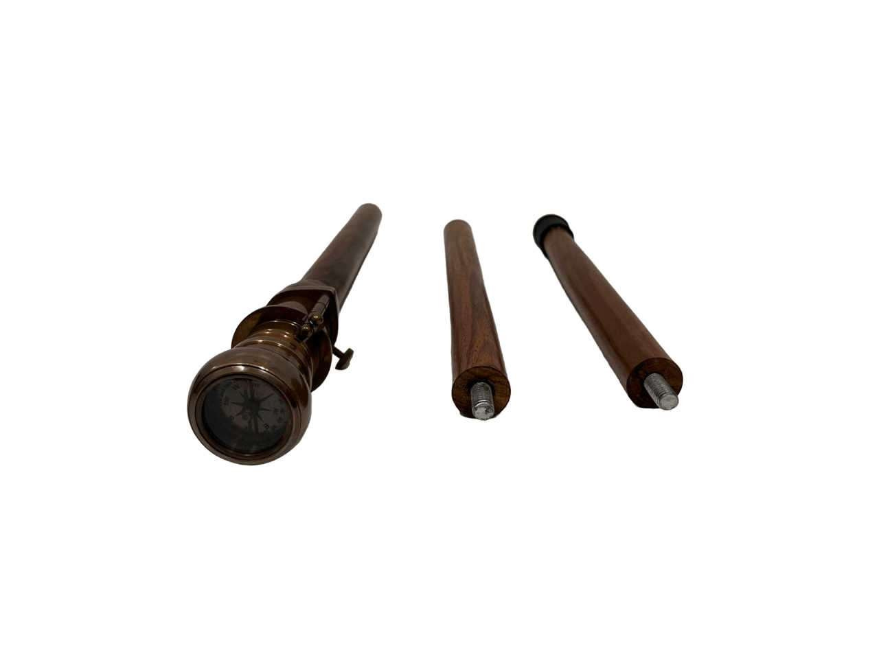 Compass & Telescope Handle Walking Stick- (WS105A) - Vintage World Australia - 11