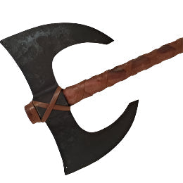 Viking Axe with Leather Handle - (MX300) - Vintage World Australia - 2