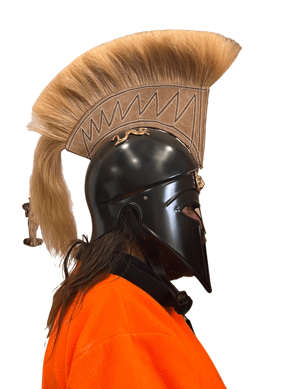 Corinthian Royal Guard Helmet - ( MH104 ) - Vintage World Australia - 2