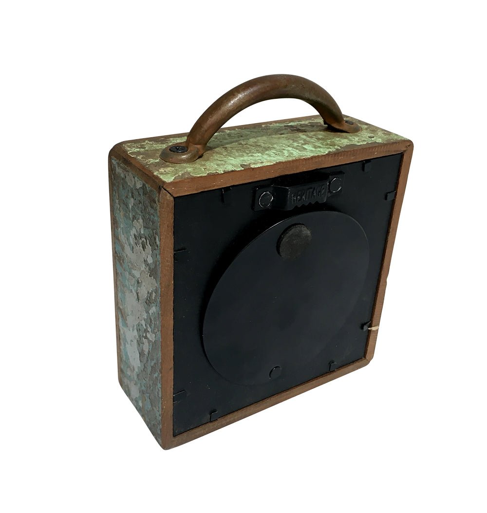 Small Recycle Square Table Clock - ( TC110 ) - Vintage World Australia - 5