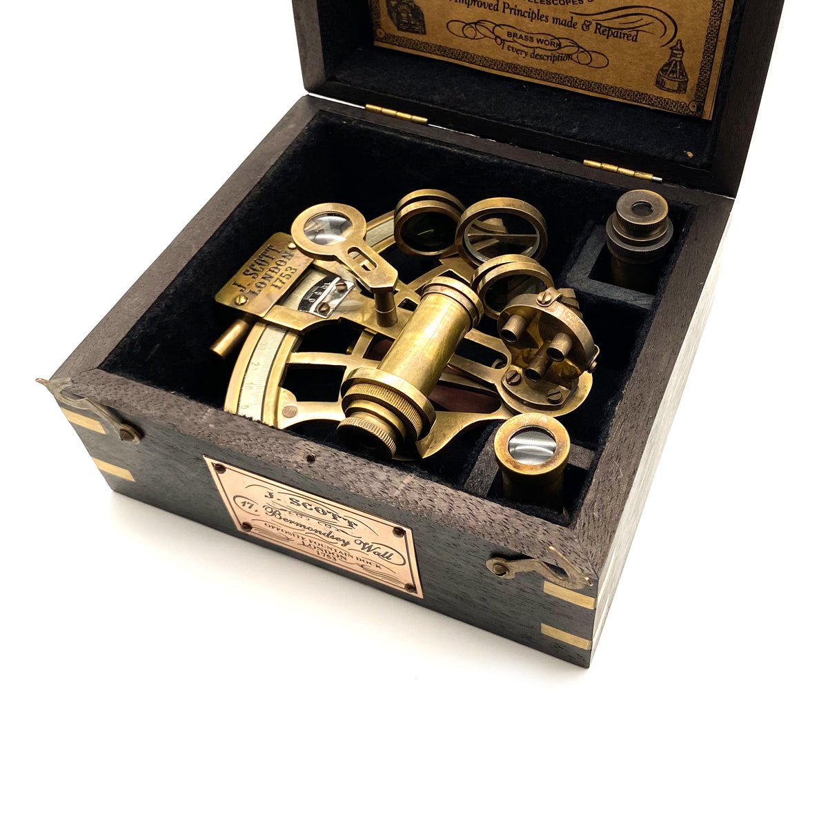 J Scott 155mm Nautical Sextant - ( STN102 ) - Vintage World Australia - 2