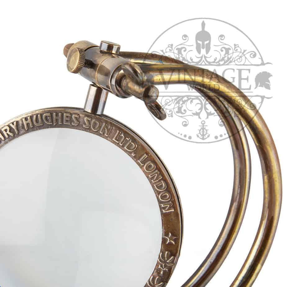 Curved Arm 100mm Desk Magnifying Glass - ( MN103 ) - Vintage World Australia - 3