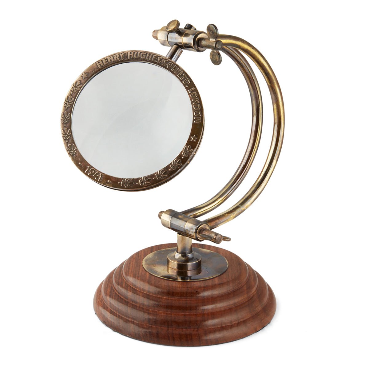 Curved Arm 100mm Desk Magnifying Glass - ( MN103 ) - Vintage World Australia - 1