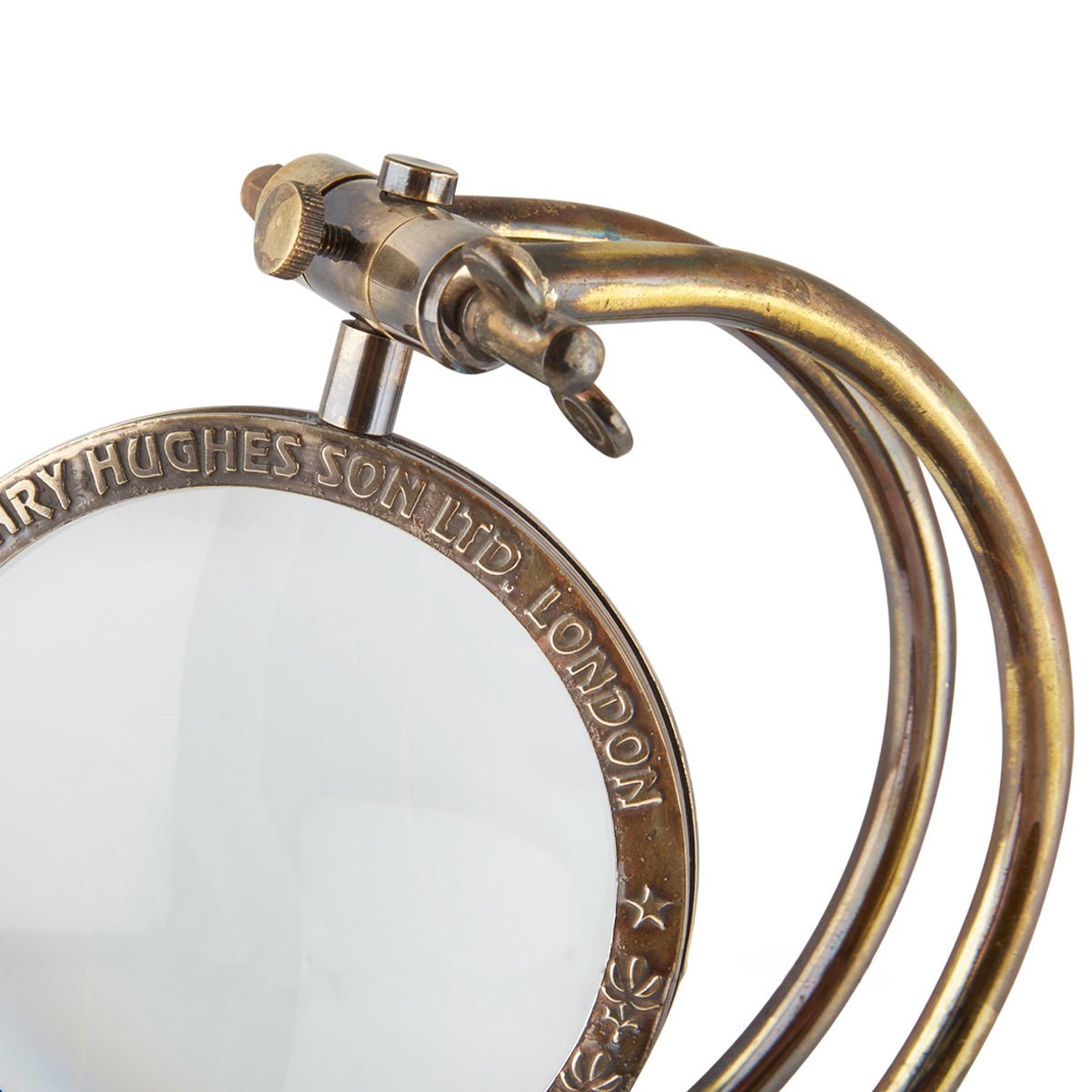 Curved Arm 100mm Desk Magnifying Glass - ( MN103 ) - Vintage World Australia - 2