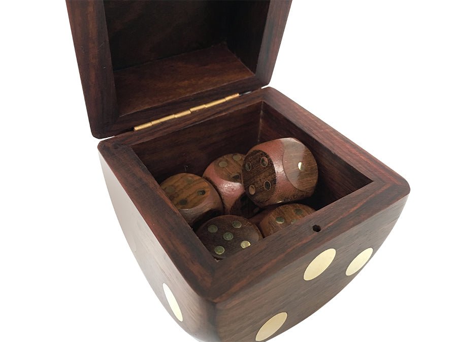 Wooden Dice Box - (WDS115) - Vintage World Australia - 7