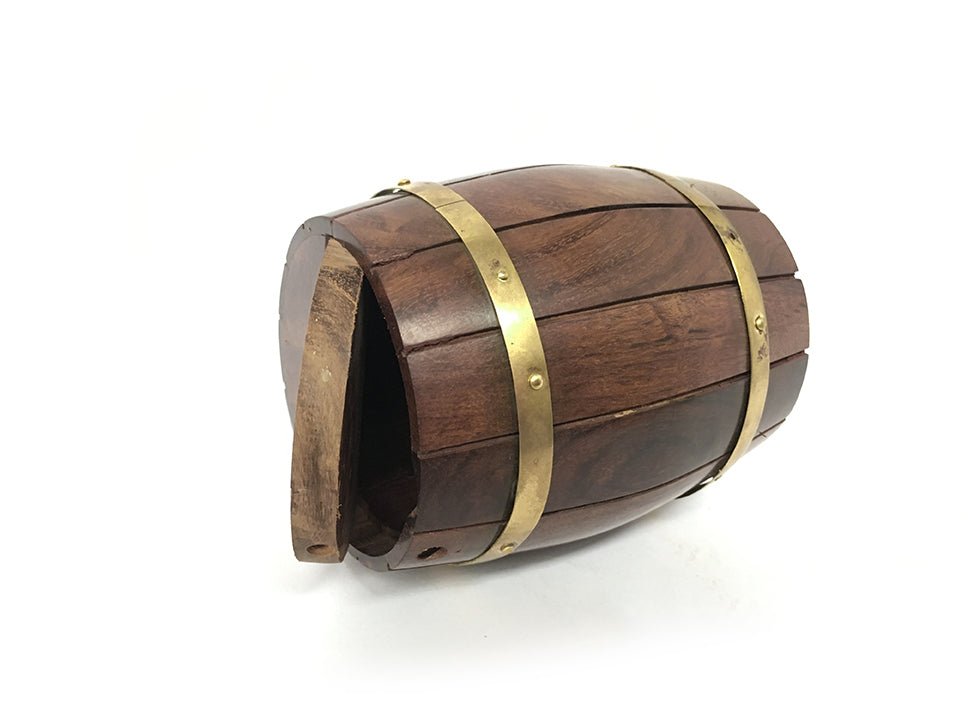 Wine Barrel Money Box 180mm- (WMB103A) - Vintage World Australia - 2
