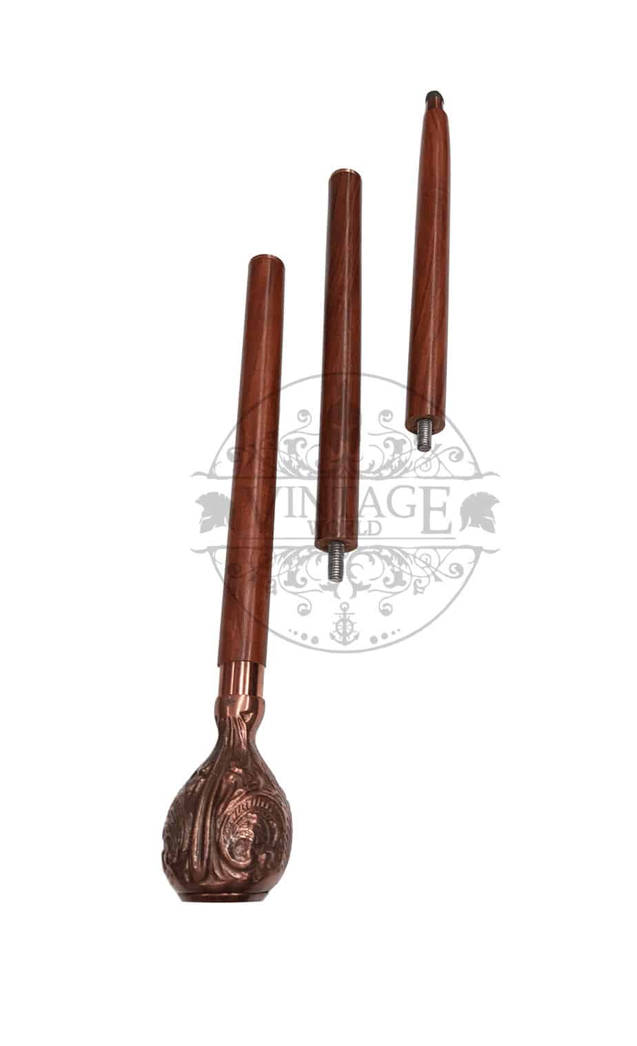 Compass Handle Walking Stick - (WS106) - Vintage World Australia - 4