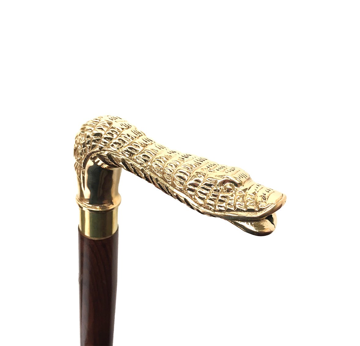 Snake Handle Walking Stick- (WS111) - Vintage World Australia - 1