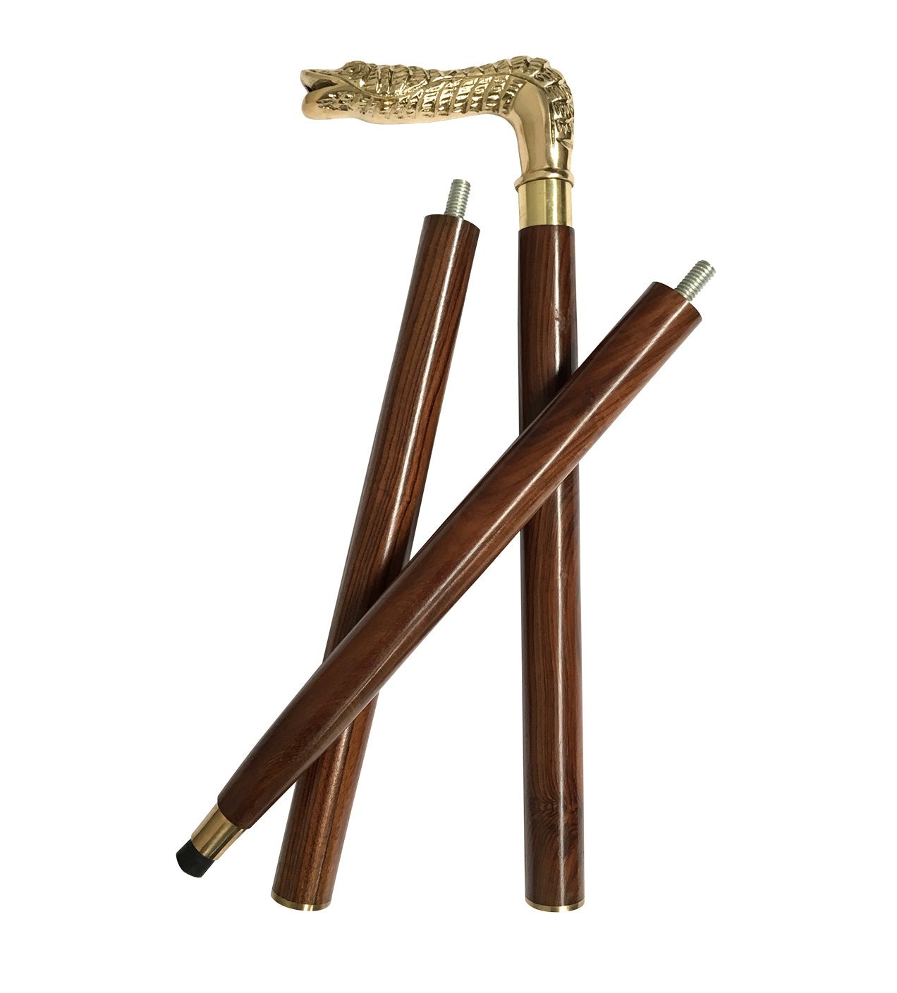 Snake Handle Walking Stick- (WS111) - Vintage World Australia - 5