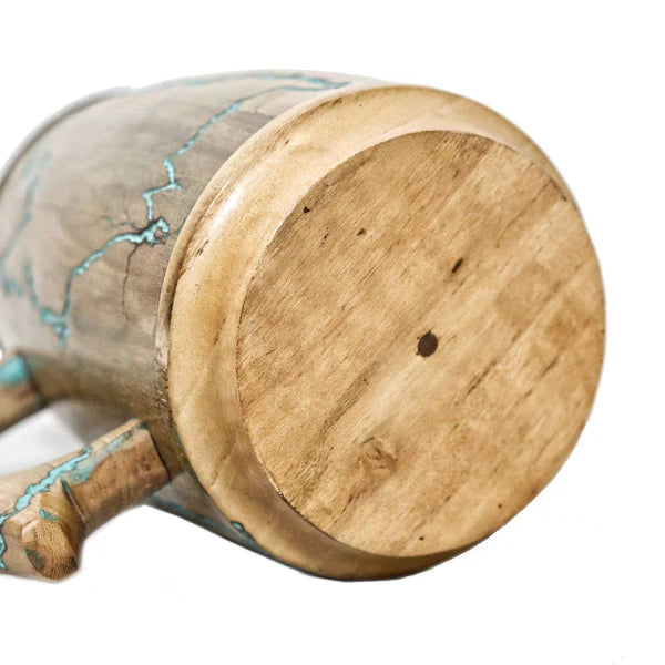 Medieval Beer Mug - Fractal Burning Wood