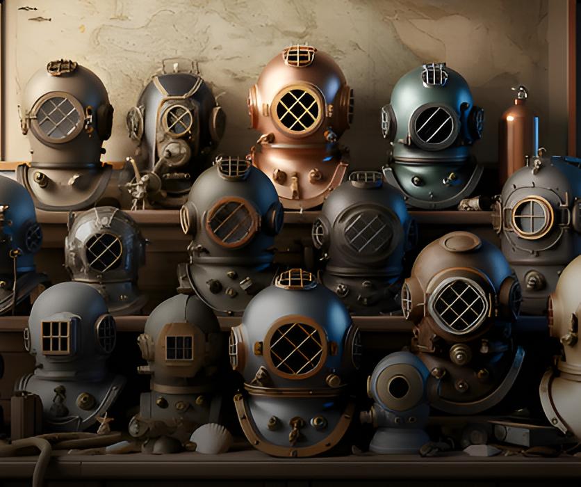 Vintage Diving Helmets