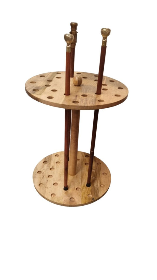 Walking Stick Stand - Wood ( Holds 24 Walking sticks ) - Vintage World Australia - 1