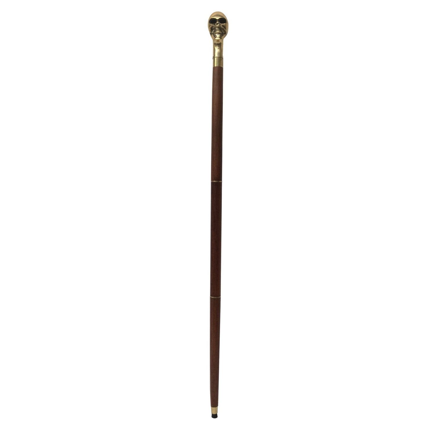 Skull Handle Walking Stick- (WS102) - Vintage World Australia - 2