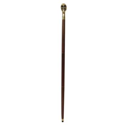 Skull Handle Walking Stick- (WS102) - Vintage World Australia - 2