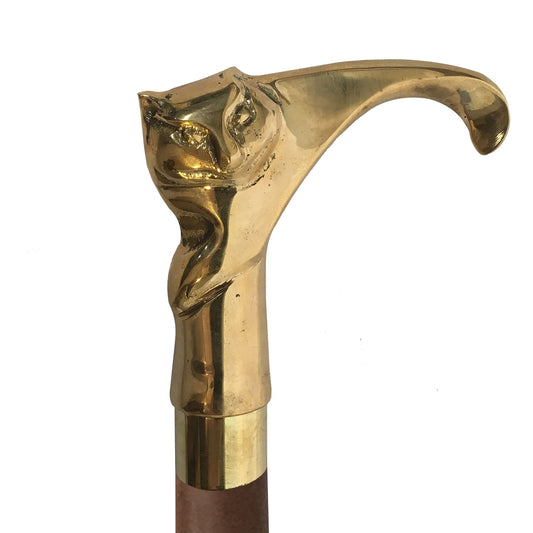 Cat Handle Walking Stick- (WS103) - Vintage World Australia - 1