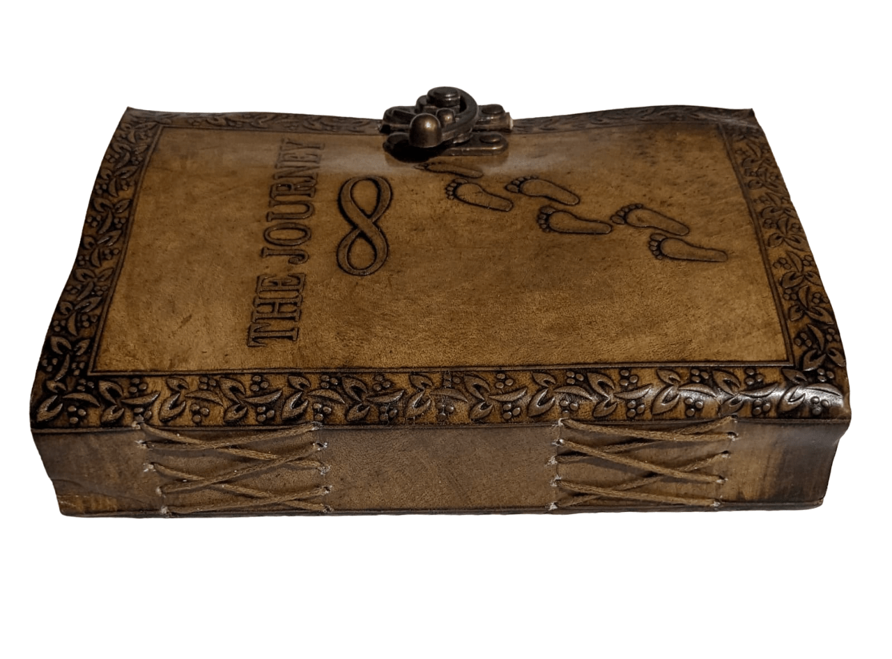 Handmade Leather Journal Journey - (VLJ201) - Vintage World Australia - 5