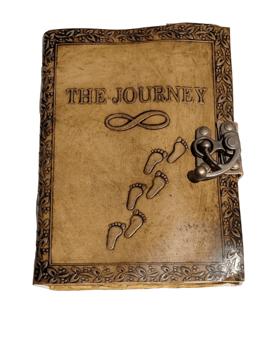 Handmade Leather Journal Journey - (VLJ201) - Vintage World Australia - 1