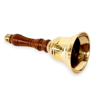 Brass Hand Bell - 120mm (Dia) - (BB100B) - Vintage World Australia - 2