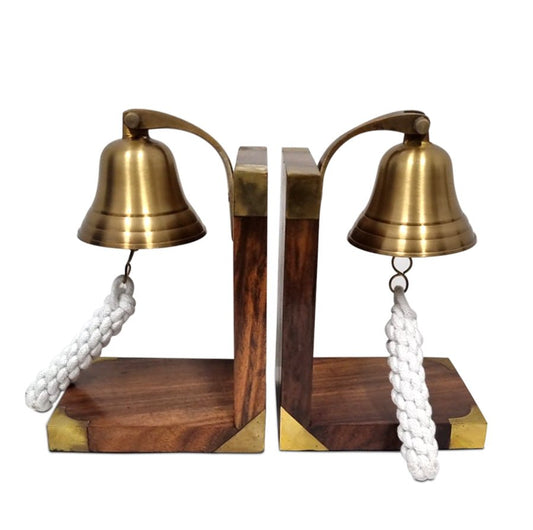 Brass Bookend - Anchor Bell- (BE101) - Vintage World Australia - 1