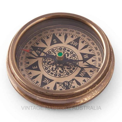 HMS Endeavour 60mm Portable Compass - (CN101) - Vintage World Australia - 2
