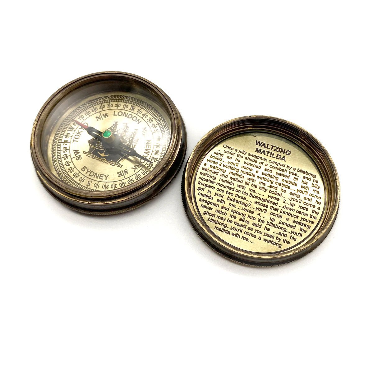 Australian Kookaburra 60mm Compass - Vintage World Australia - 3