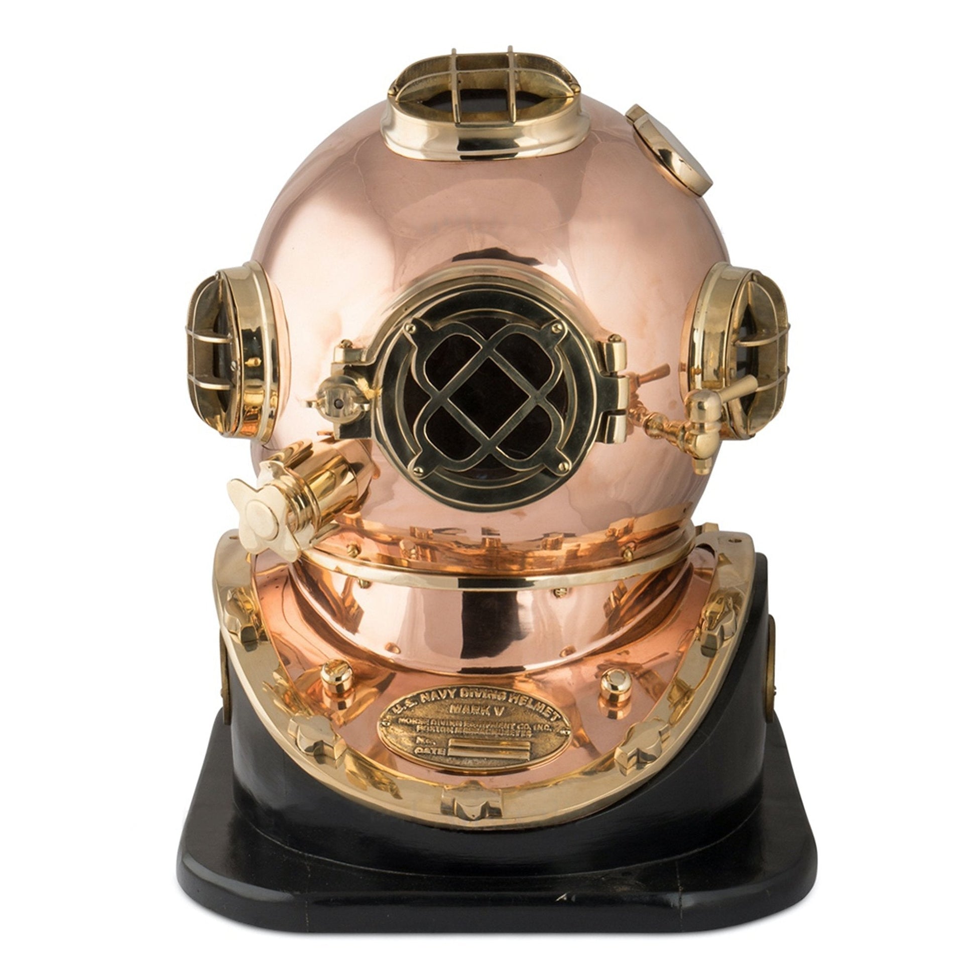 US Navy Mark V Diving Helmet – (11 kg) - ( DH102 ) - Vintage World Australia - 4