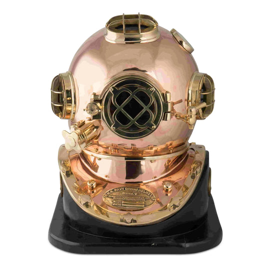US Navy Mark V Diving Helmet – (9 Kg) - ( DH102A ) - Vintage World Australia - 1