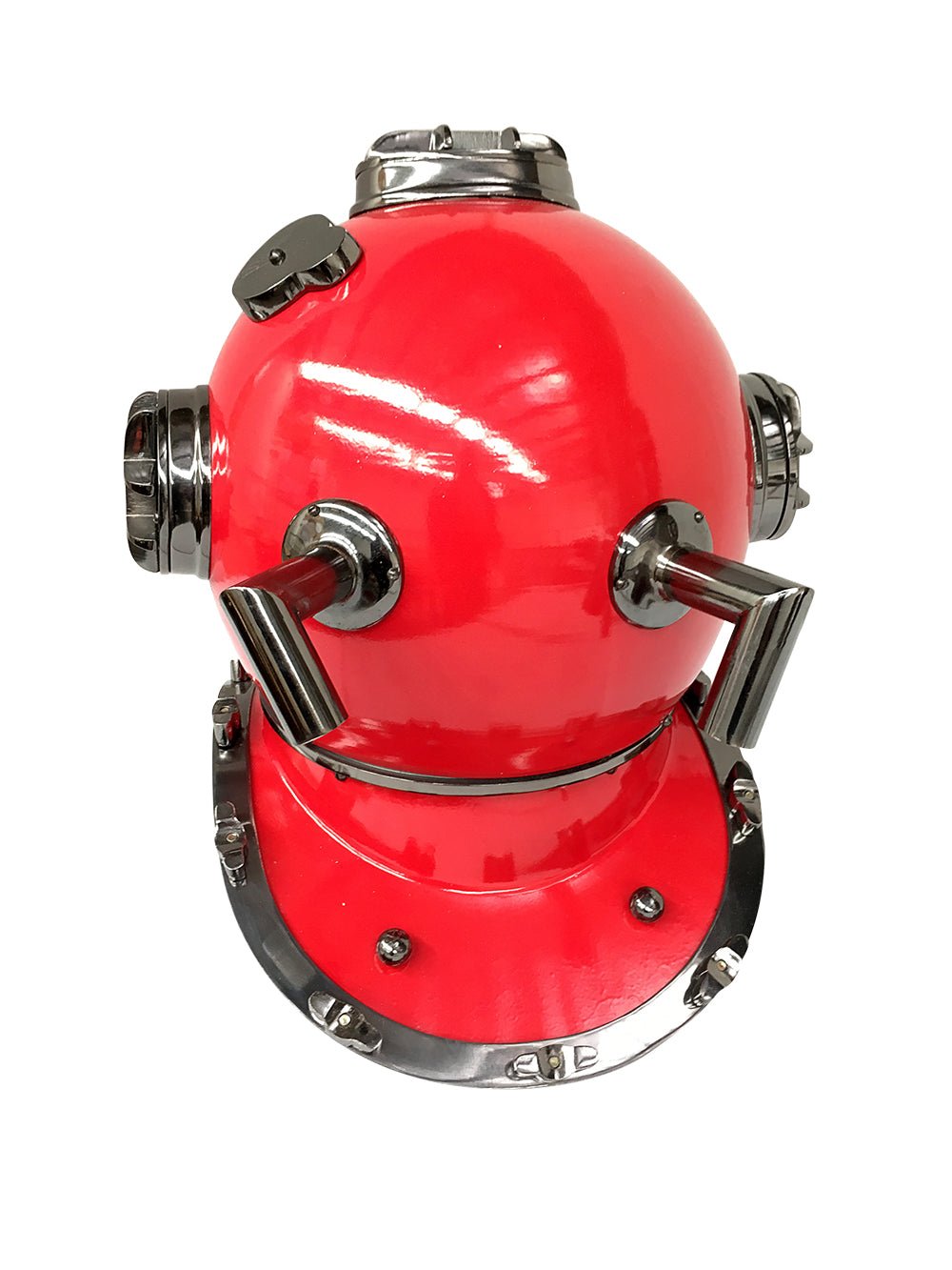 US Navy Mark V Diving Helmet – Red - ( DH103C ) - Vintage World Australia - 6