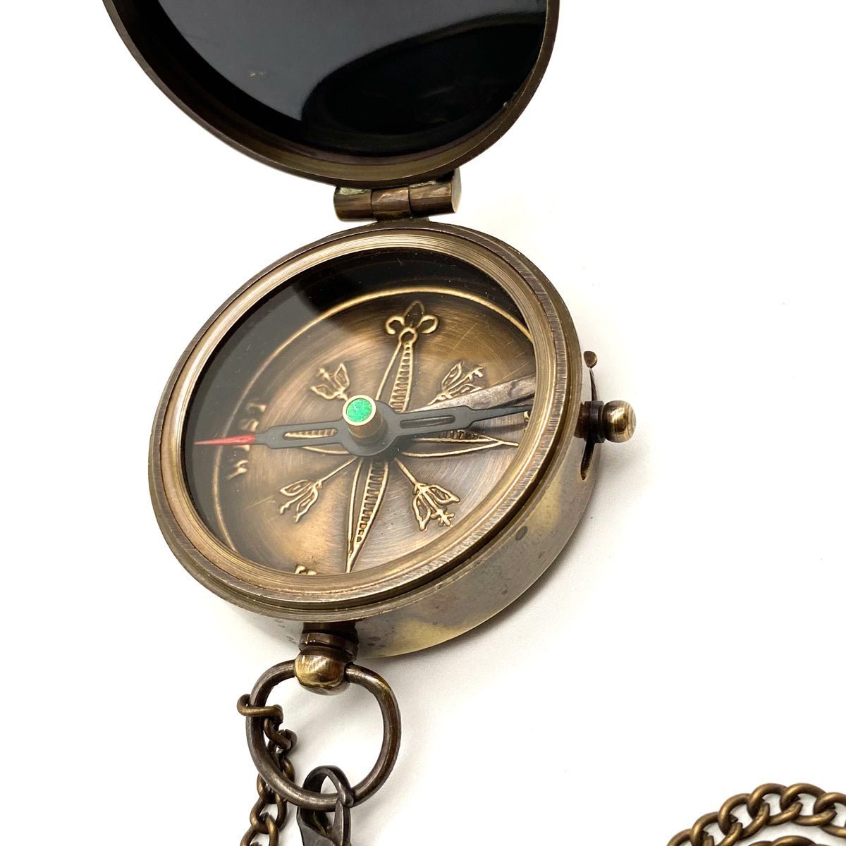 45mm Pocket Compass with message - Husband - Vintage World Australia - 6