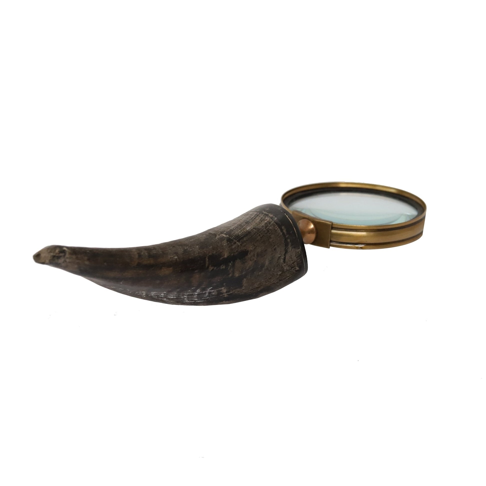 Horn Handle 75mm Magnifying Glass - (MN105) - Vintage World Australia - 5