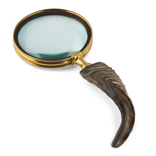 Horn Handle 75mm Magnifying Glass - (MN105) - Vintage World Australia - 1