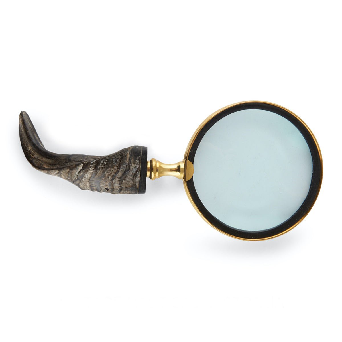 Horn Handle 75mm Magnifying Glass - (MN105) - Vintage World Australia - 2