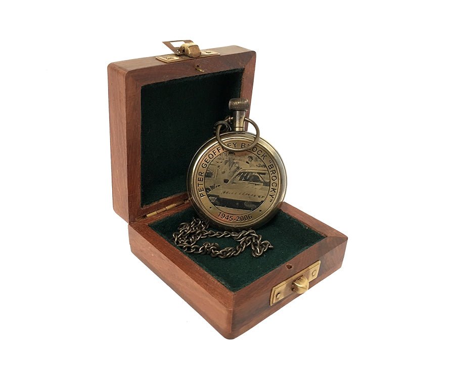 Peter Geoffrey Brock Brocky (Holden - The King Of The Mountain) Pocket Watch - (PW107) - Vintage World Australia - 2