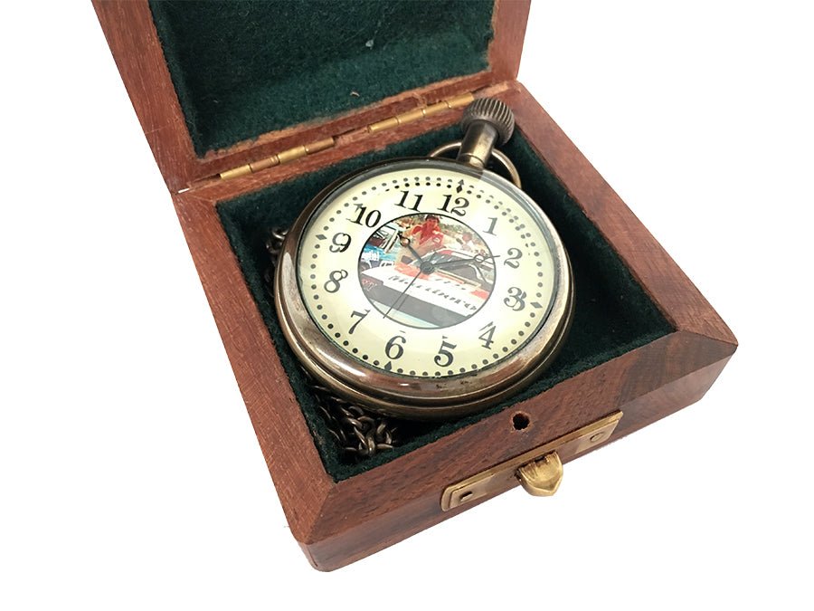 Peter Geoffrey Brock Brocky (Holden - The King Of The Mountain) Pocket Watch - (PW107) - Vintage World Australia - 5
