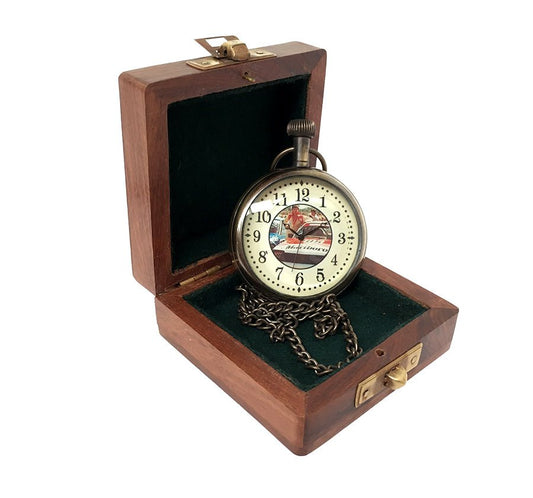 Peter Geoffrey Brock Brocky (Holden - The King Of The Mountain) Pocket Watch - (PW107) - Vintage World Australia - 1