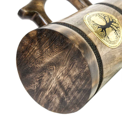 Medieval Beer Mug - TREE OF LIFE