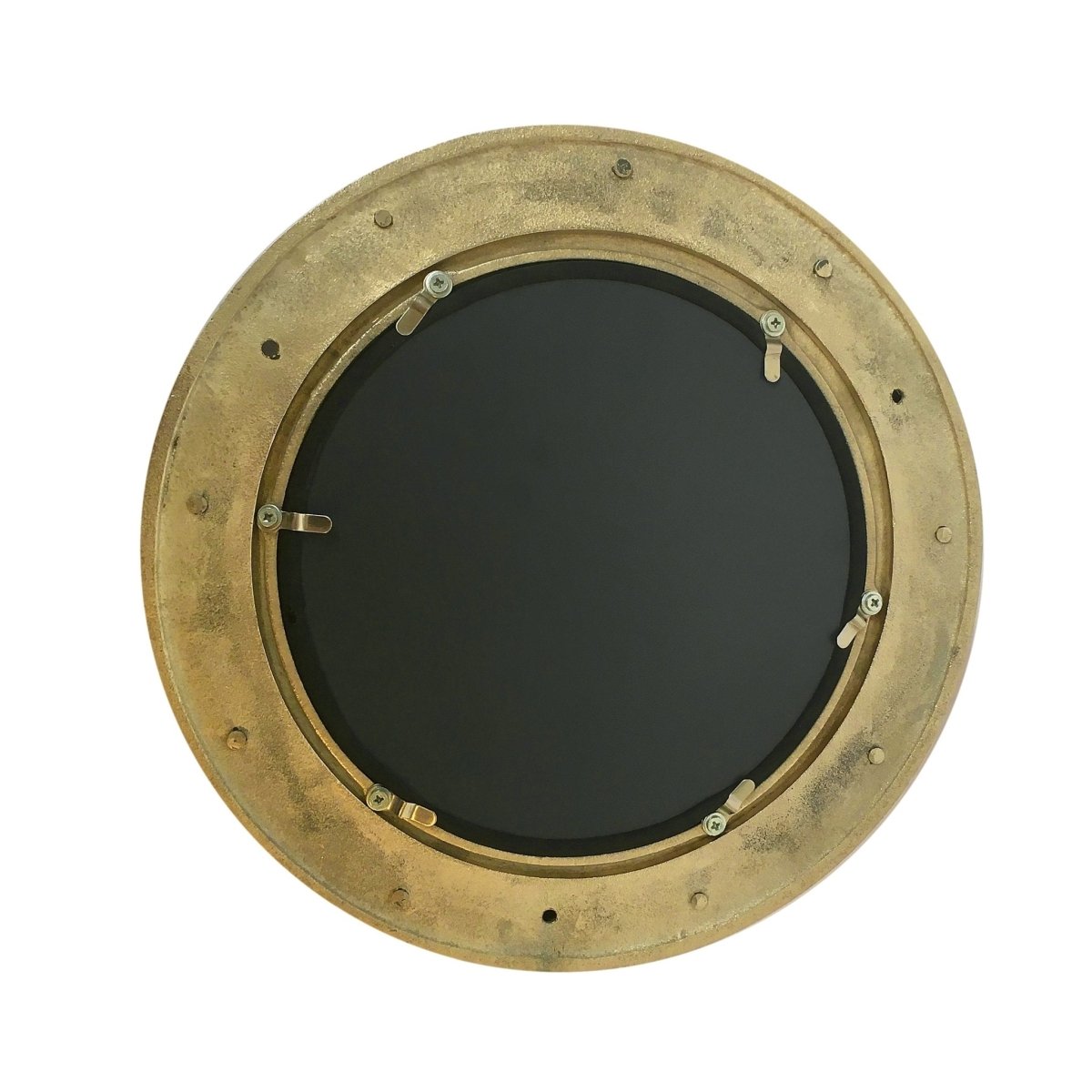 Brass 250mm Porthole Mirror - Vintage World Australia - 3