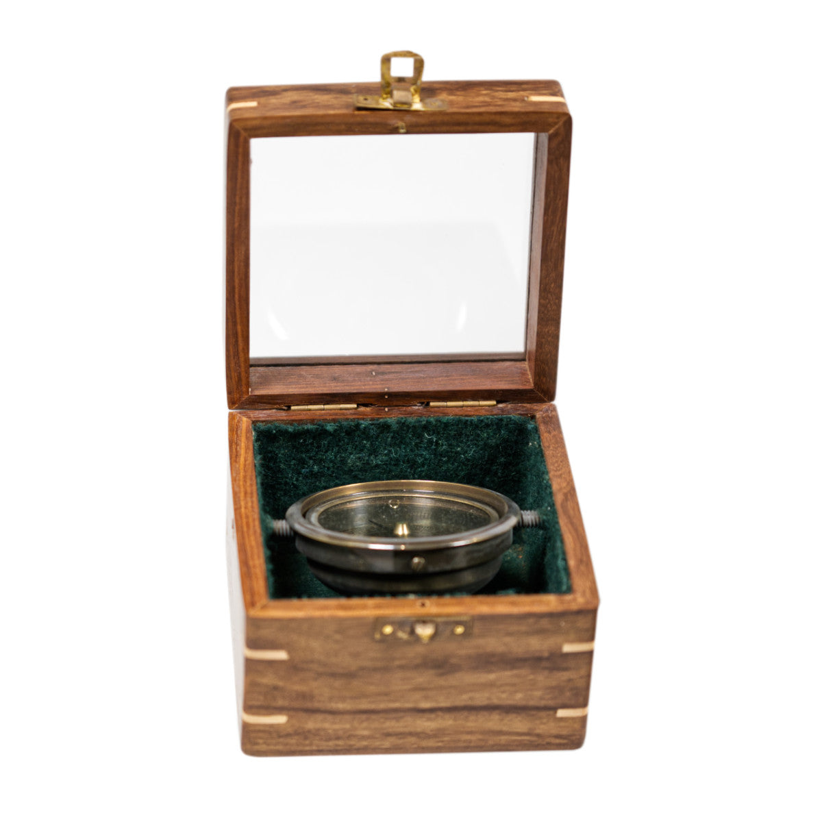 Stanley London 80mm Gimballed Box Compass With Glass Top - (CN108A)