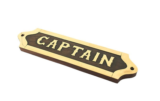 Captain Wall Plaque 200mm - (WP105 ) - Vintage World Australia - 1