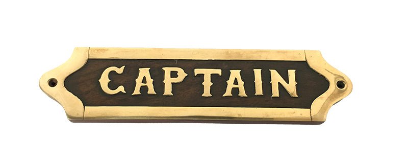 Captain Wall Plaque 200mm - (WP105 ) - Vintage World Australia - 2