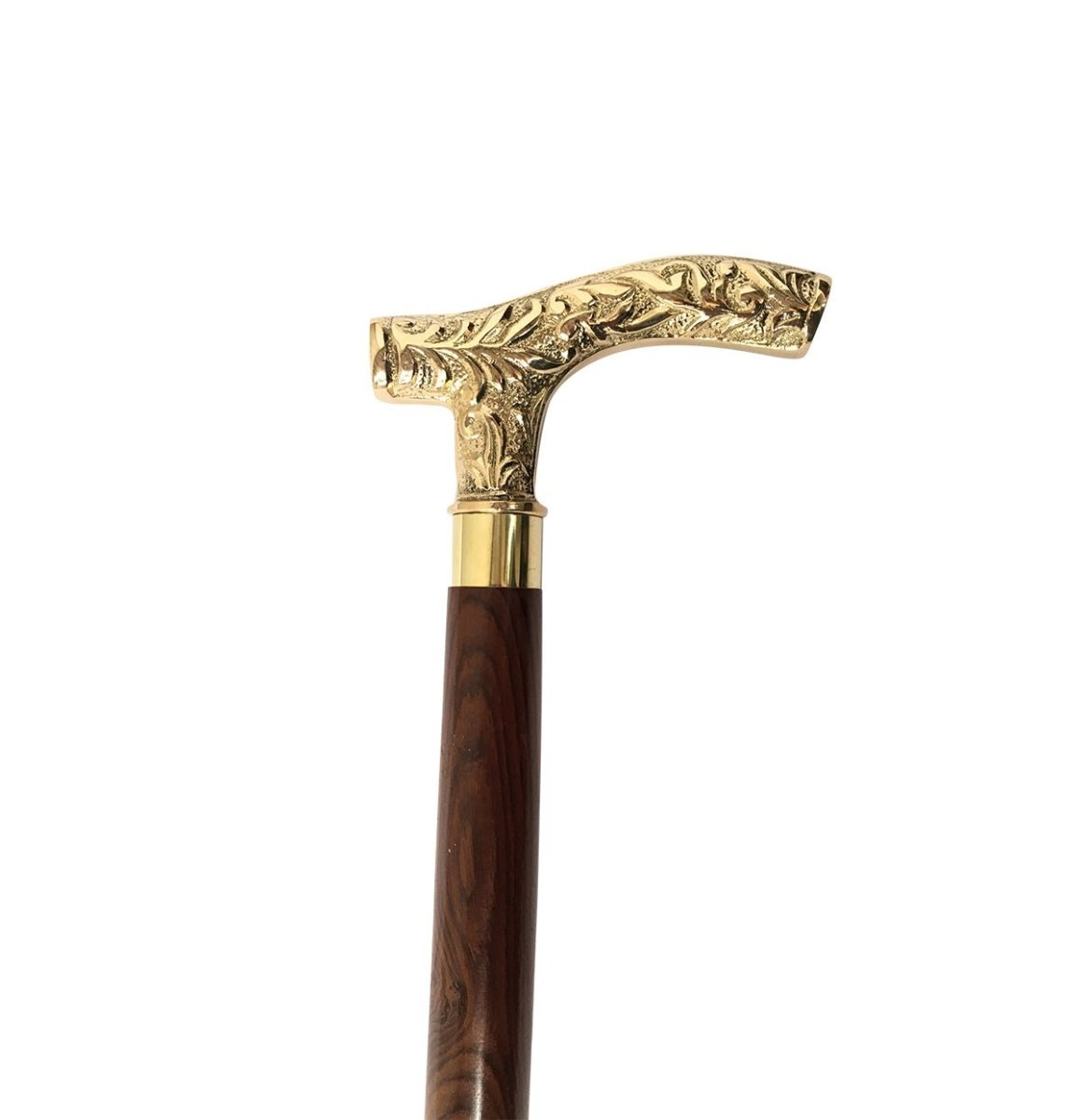 Royal Brass Handle Walking Stick - Vintage World Australia - 4