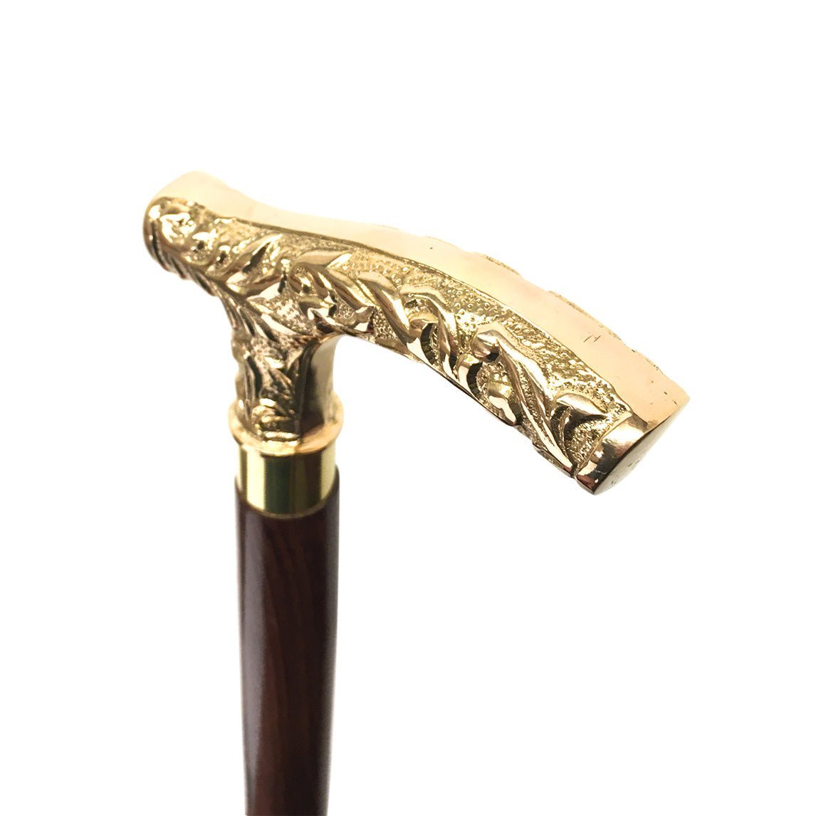 Royal Brass Handle Walking Stick - Vintage World Australia - 5