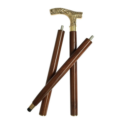 Royal Brass Handle Walking Stick - Vintage World Australia - 2