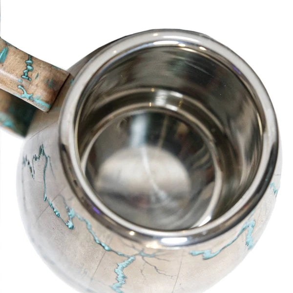 Medieval Beer Mug - Fractal Burning Wood